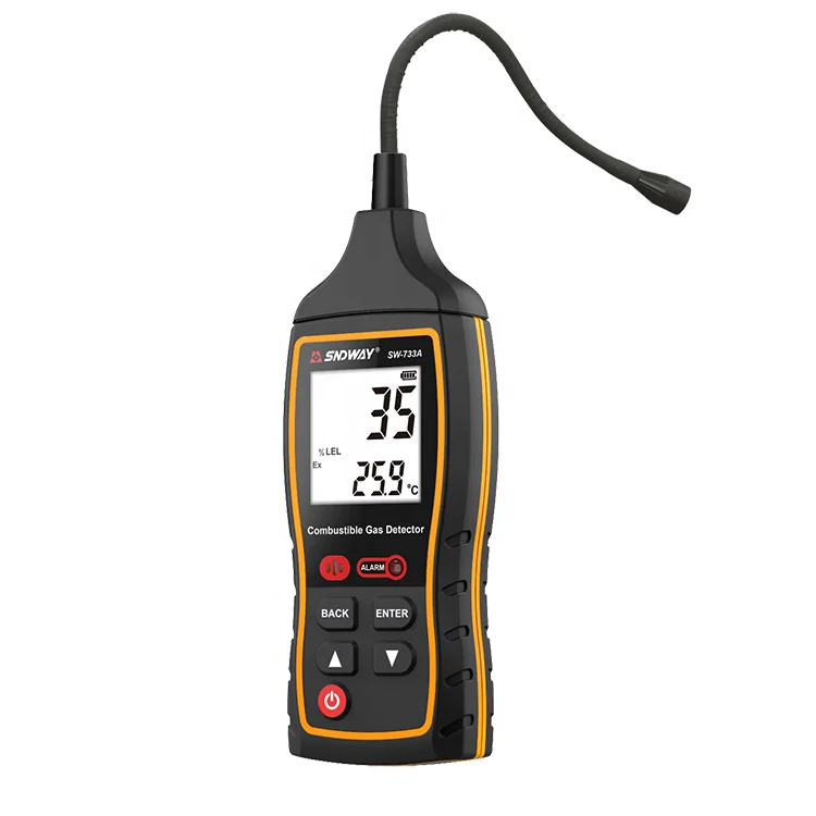 SNDWAY SW-733A Gas leak detector Digital Combustible gas detector
