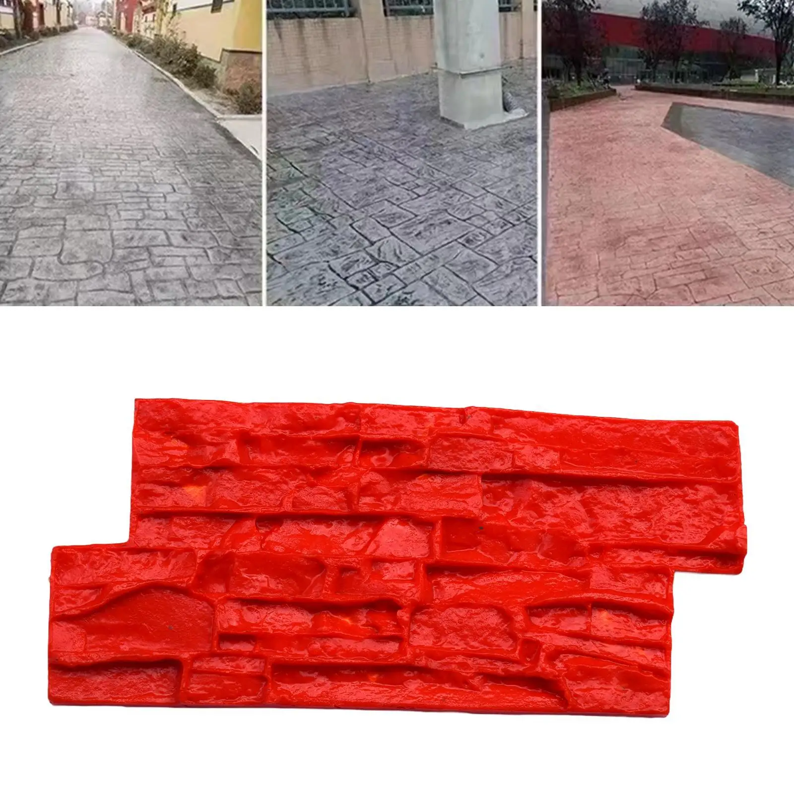 Stromatolite Concrete Mould DIY Seamless Stamp Mat for Yard Tiles Path