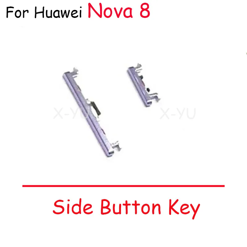 For Huawei Nova 8 9 SE 9SE Pro Power Button ON OFF Volume Up Down Side Button Key Repair Parts