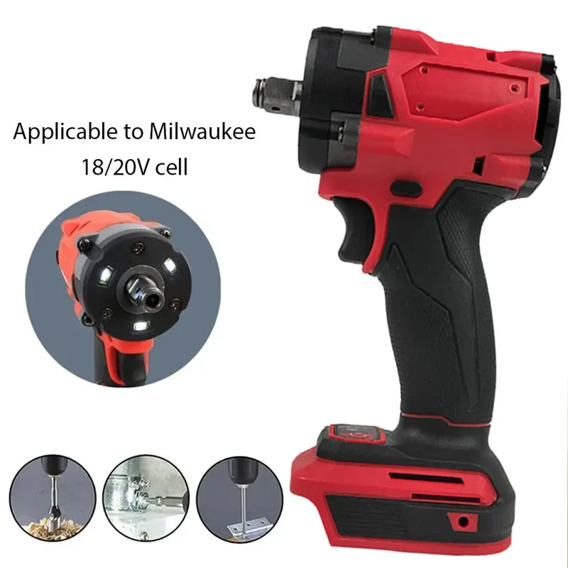 Brushless electric cordless screwdriver Screwdriver compatible with Milwaukee M18 battery drill service car truck repair tool