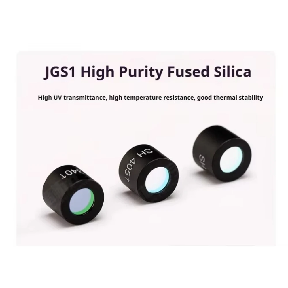 Optical Biochemical Narrowband Filter 340-700nm 10x8mm Size 6mm Hole Replacement for Biochemical Analyzer Microplate Reader