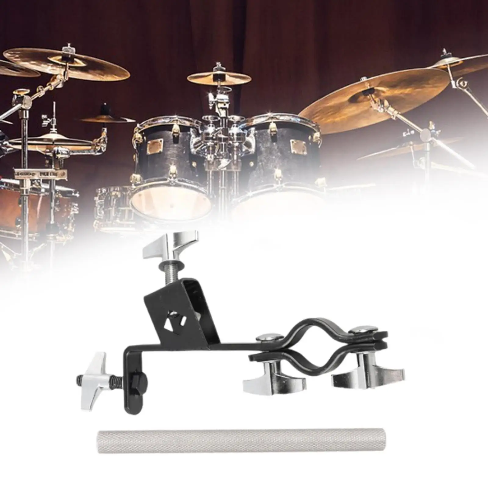 Koebel Houder Klem Met Stang Hardware Praktijk Tool Drumstel Montage Beugel Muziekinstrument Accessoire Voor Bekken Koebel