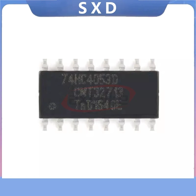 10PCS 74HC4053D 74HC4053 74HC4053D,653 SOP-16 Encoders, Decoders Multiplexers Demultiplexers CMOS Logic SMD IC