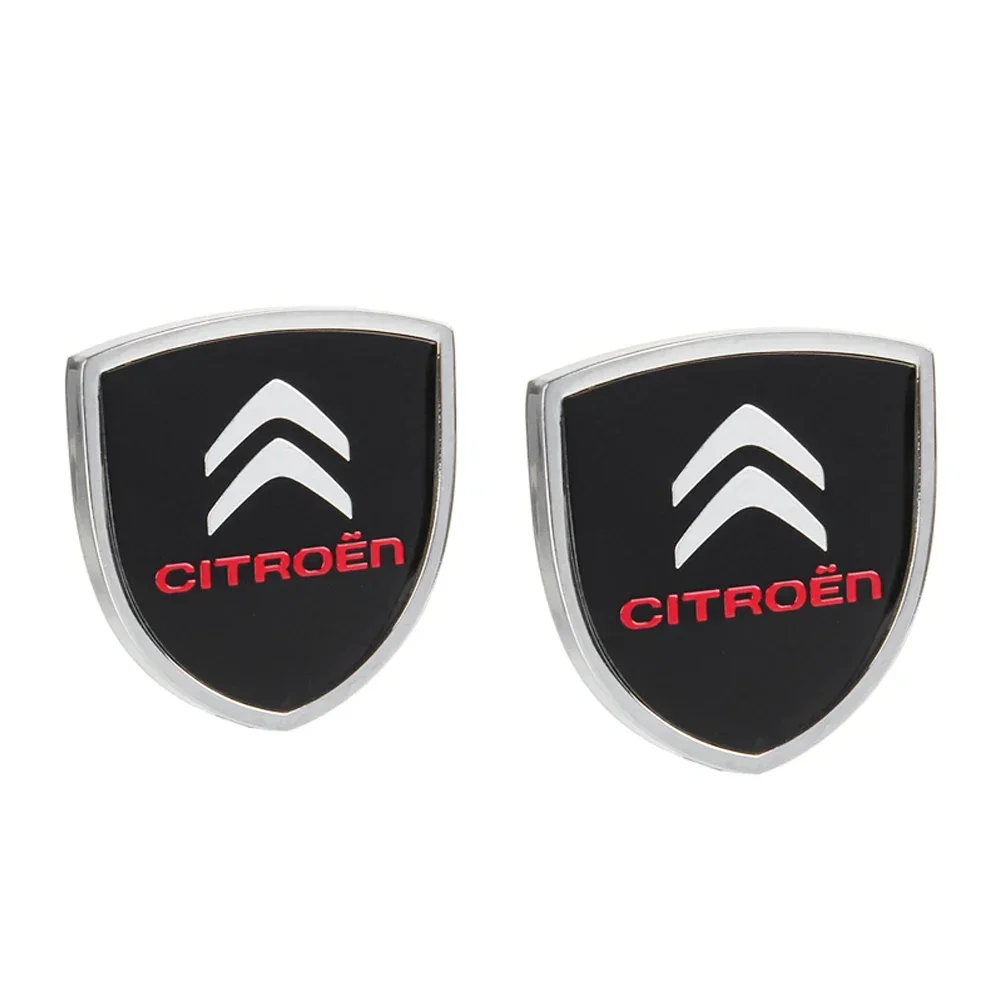 Auto Metal Sticker Shield  for Citroen Xsara C3 C4 Berlingo Cactus Picasso Sega Aircross C5 Elysee Car Emblem Decoration Styling