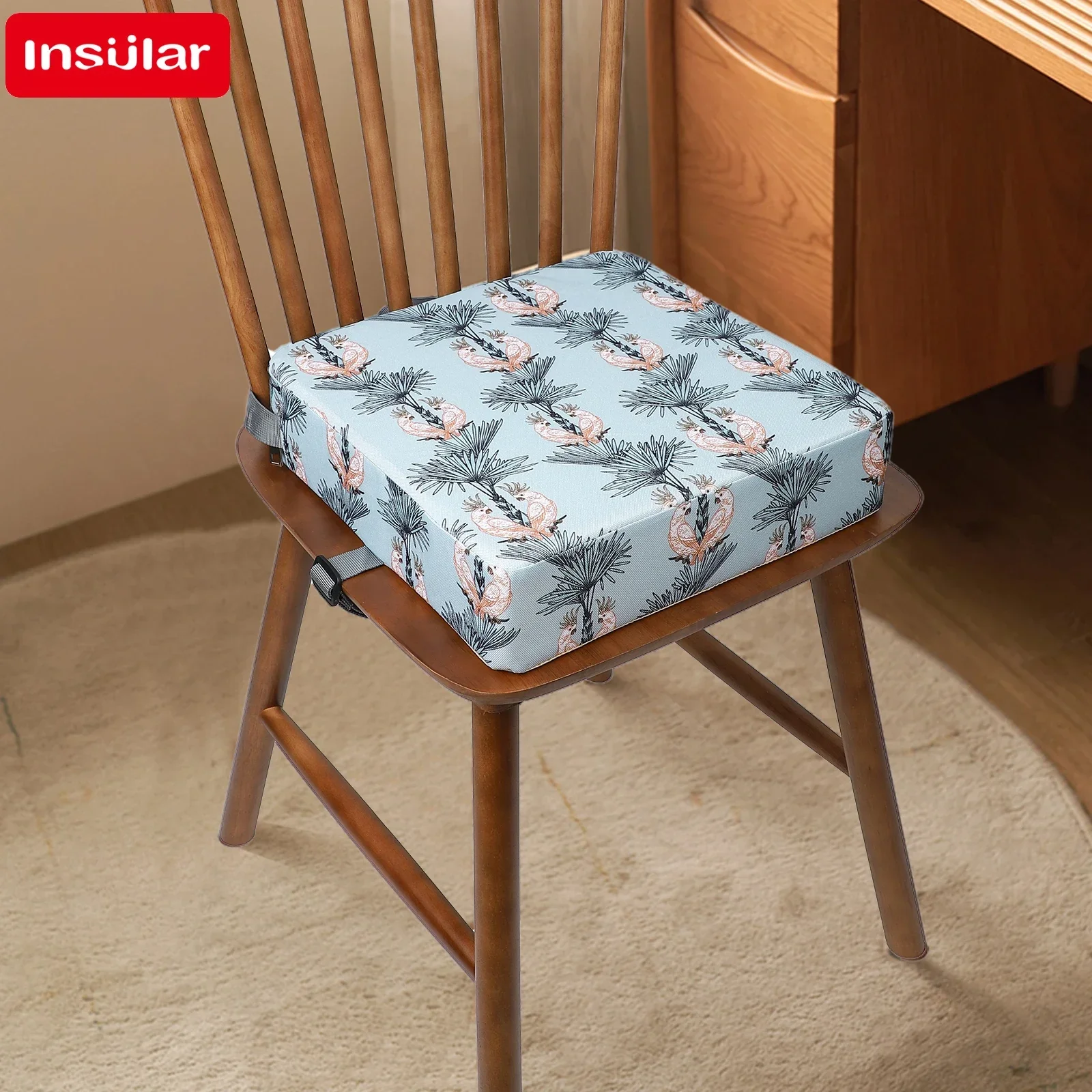 كرسي طعام للأطفال وسادة معززة قابلة للإزالة للأطفال كرسي مرتفع وسادة مقعد على شكل نجمة كرسي زيادة وسادة كرسي أطفال مقعد مقاوم للماء #6