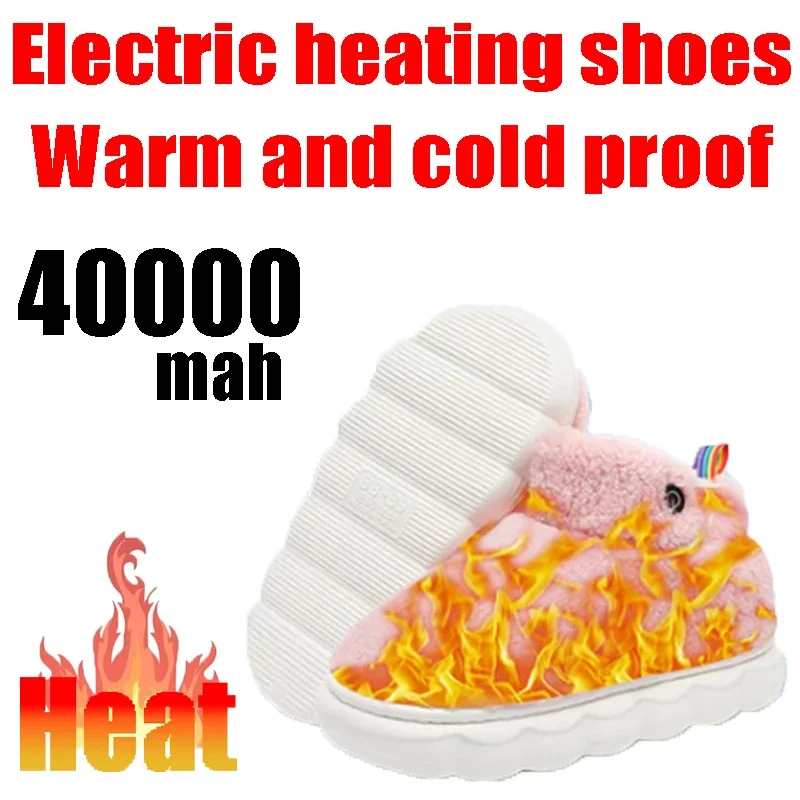 

4000mAh Electric Heated Shoes Battery Thermal Men's Women's Heating Shoes Electric Shoes Washable Warm Pad Heating Insoles