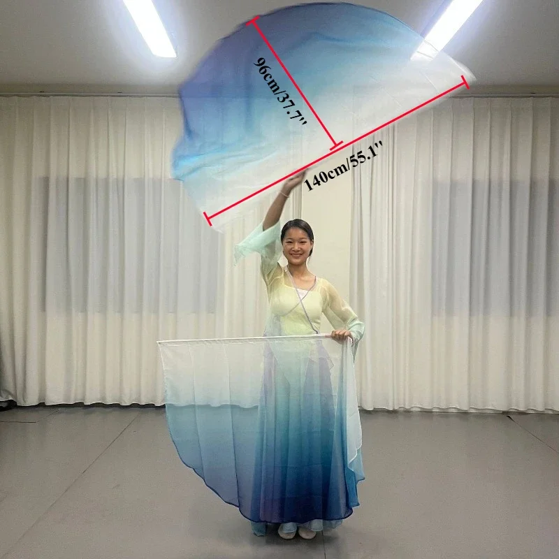 

2 шт., 140*96 см, постепенные флаги рабочего корабля для танцев, церковный баннер, флаг поклонения, похвальный танец для сцены, реквизит, танцевальные аксессуары