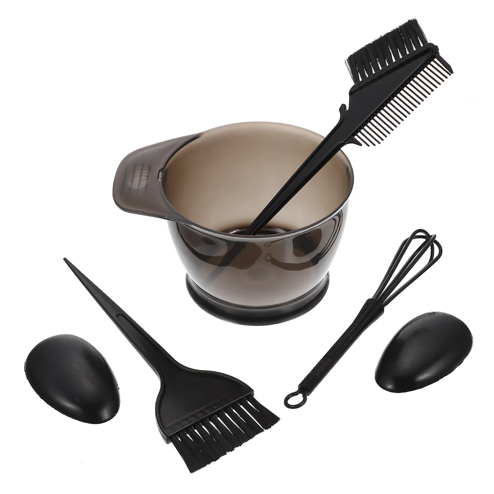 

1Set Hair Coloring Kit Professional Dyeing Tools for Salon Spa Home Use Multi-Color Application No Mess Staining Bowl Comb Cap