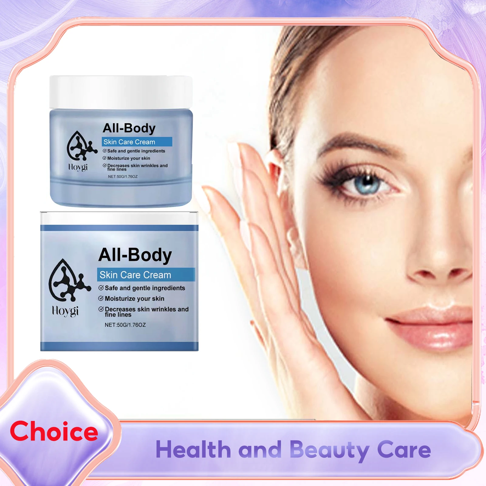 

Centella Asiatica Face Cream Fade Blemish Skin Brighten Anti Wrinkle Fine Lines Soothe Redness Hyaluronic Acid Moisturizing Care