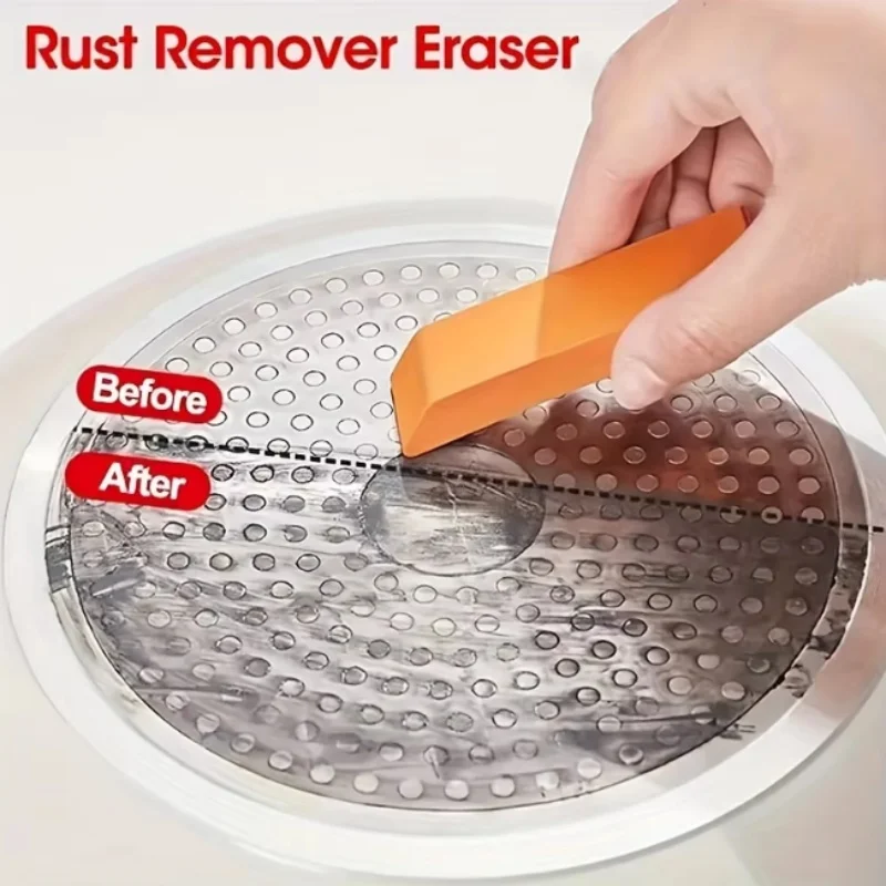 Rust Cleaning Eraser, Metal Rust Remover Eraser Block, Polishing Tool for Stainless Steel Rust, Water Stain Removal