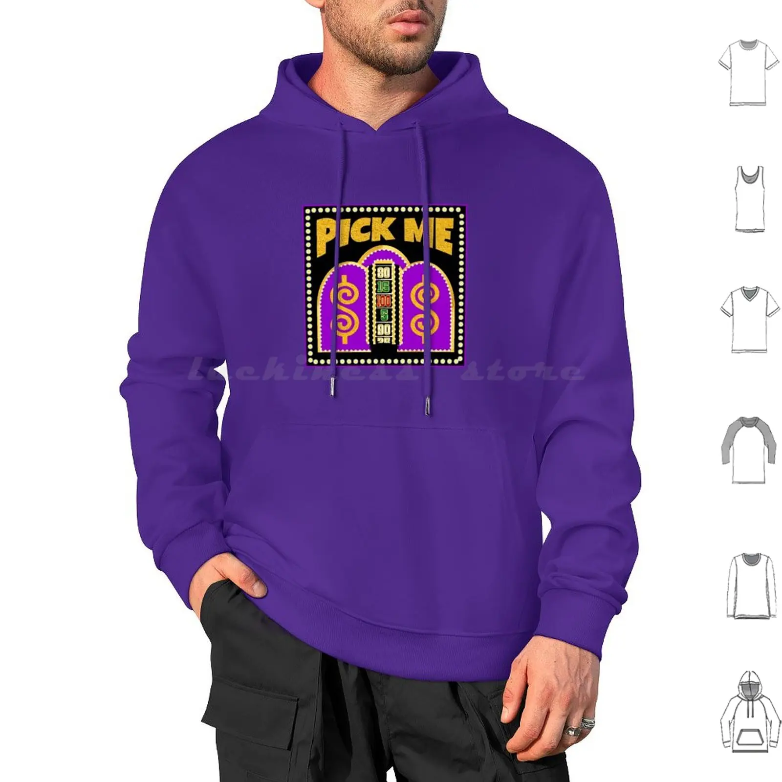 

- Tpir ( The Price Is... ) Pick Me Now! Hoodie cotton Long Sleeve The Price Is Right Game Show Game Show Price Right