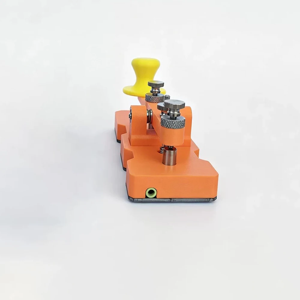Manual Telegraph Key ABS-GF 3D Printed Engineering Material PETG Keycap Stainless Steel Base 160x52x65mm