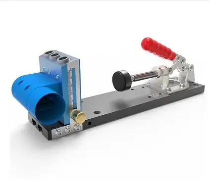 

Adjustable Pocket Hole Jig Kit DIY Woodworking Oblique Hole Locator Drill Bits