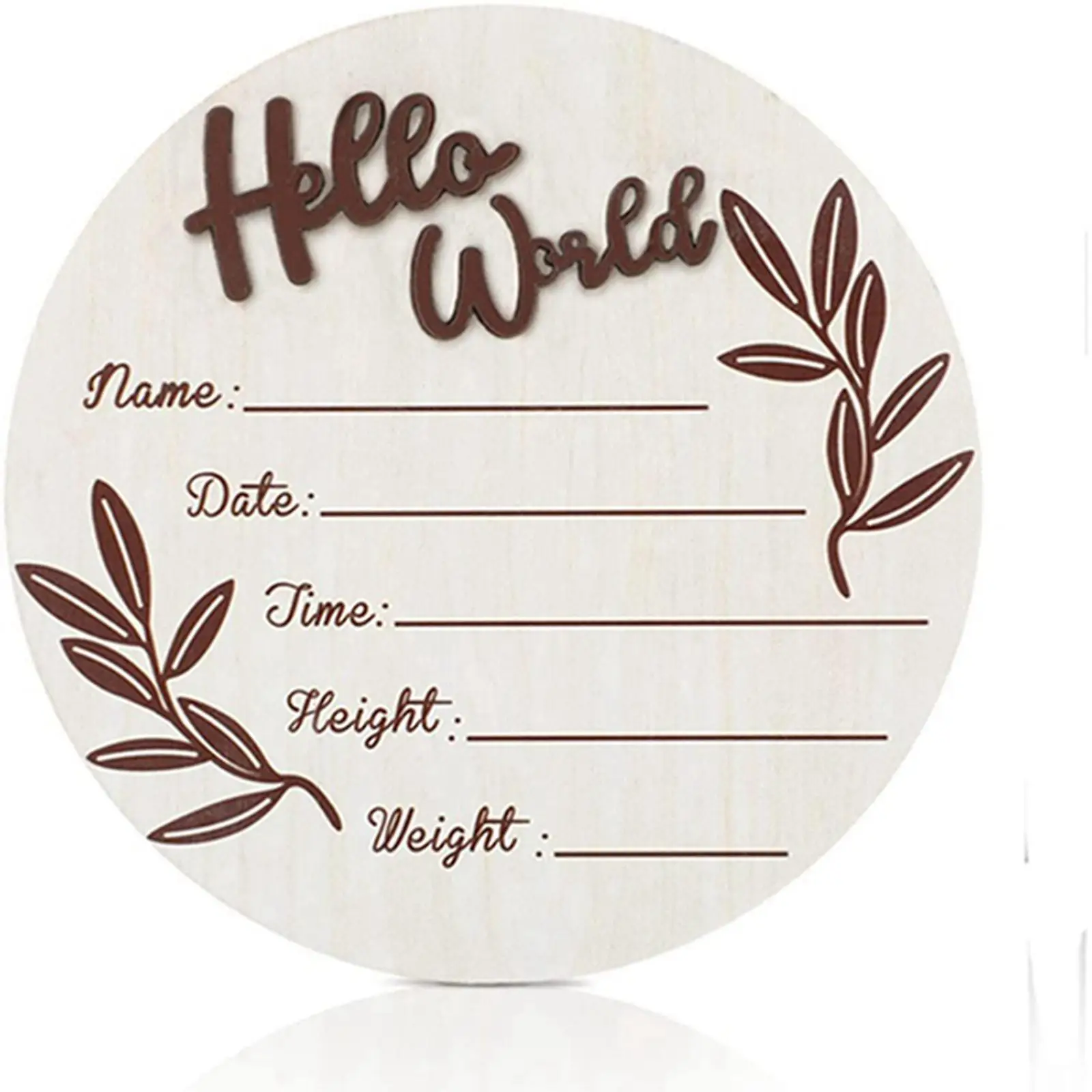 

Set of 18 Wooden Baby Milestone Plaques for Baby Registry and Shower Presents