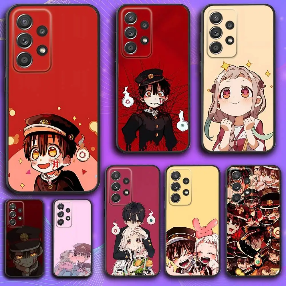 

H-Hanako Anime kun Phone Case For Samsung S 25,24,23,22,30,21,10,9,Ultra,Plus,Lite,FE,4,5 G Soft Black Case