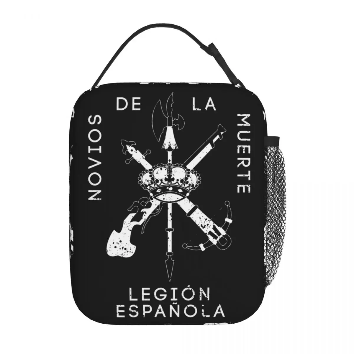 

Spanish Legion Insulated Lunch Bag Thermal Meal Container Large Tote Lunch Box for Men Women Work Travel