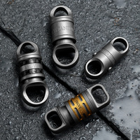 Luxury Titanium Key Chain Magnetic Spin Rotary for Car Key Ring Connector Anti-off Holder Men EDC Quickdraw Buckle Male Gadgets