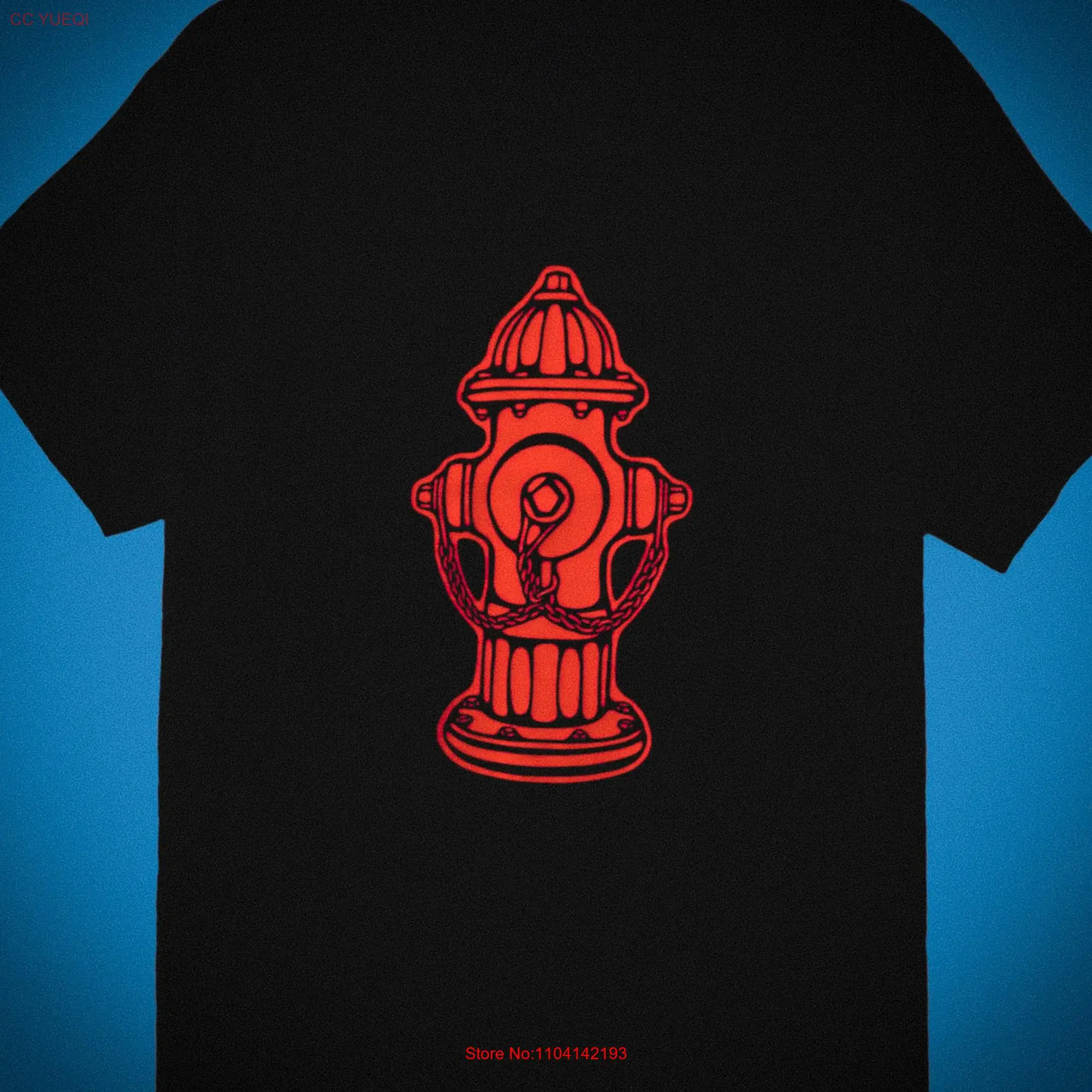 Fire Hydrant T Shirt Original Artwork long or short sleeves