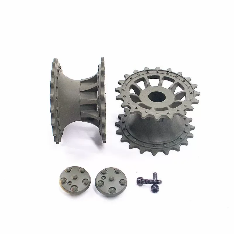 Henglong Tank 3819-1 Akcesoria w stylu lamparta Plastikowe podwozie samochodu Powierzchnia samochodowa Powierzchnia wieżyczki Dolna rura pistoletu Panel tylnego światła