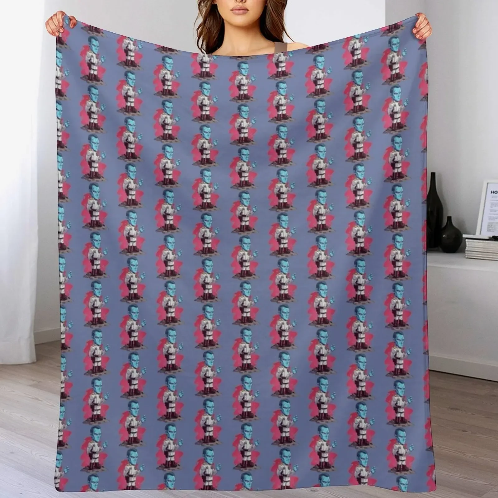 

thrawn Throw Blanket Portable Lightweight Blanket for Travel Camping