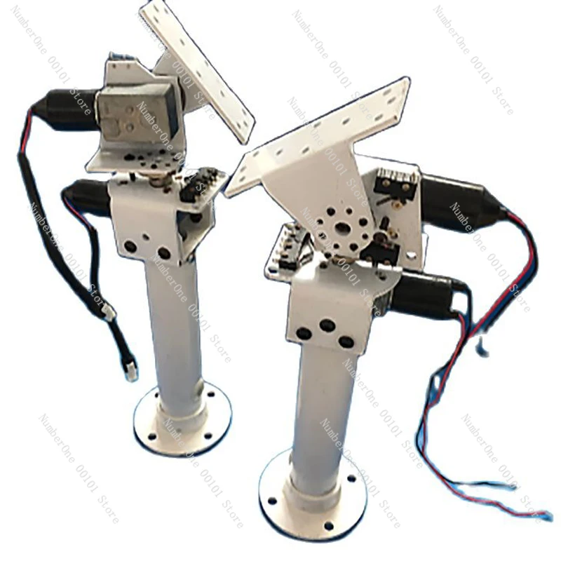 DC Dual Axis Pan Tilt Solar Tracking Monitor Robot With Large Load And High Torque All Metal X-Axis And Y-Axis Equipment