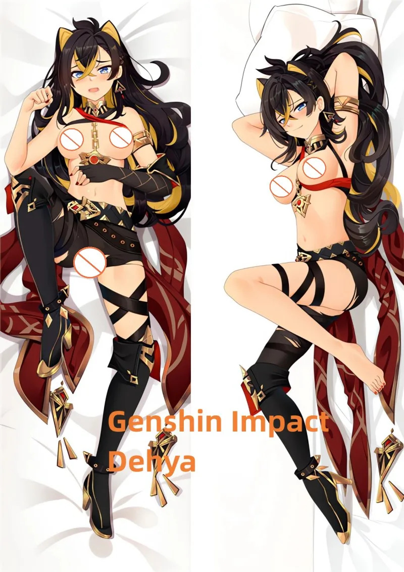 

Dakimakura Anime Pillow Case Genshin Impact Dehya Double-sided Print Of Life-size Body Pillowcase Gifts Can be Customized