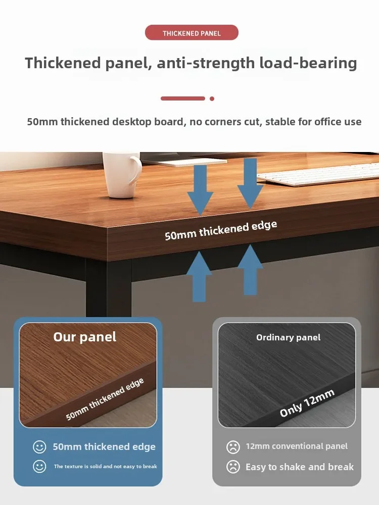 Computer desk Rectangle writing desk Student home bedroom E-sports table Simple rental desk