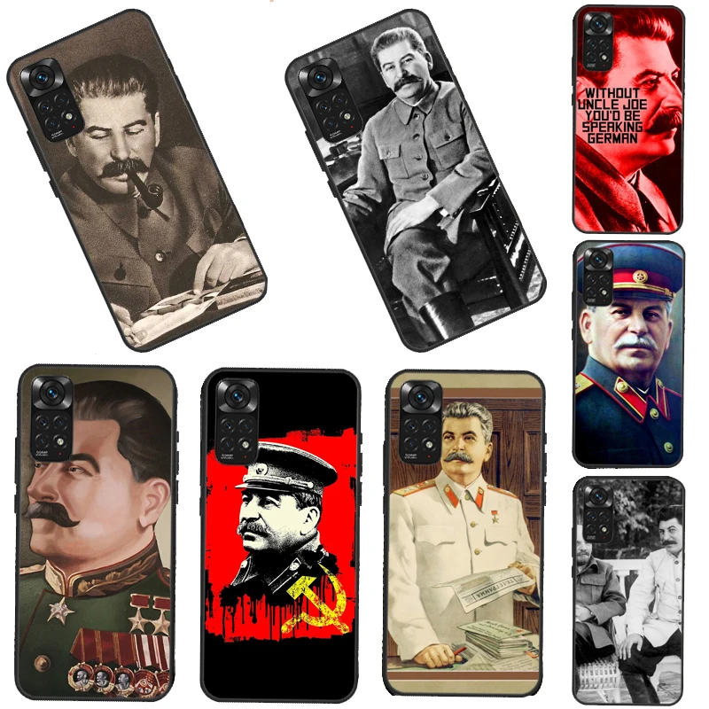 USSR Joseph Stalin Case For Xiaomi Redmi Note 10S 9S 8T Note 11 Pro Note 9 10 Pro 10A 10C 9A 9C 9T 10 Cover Coque