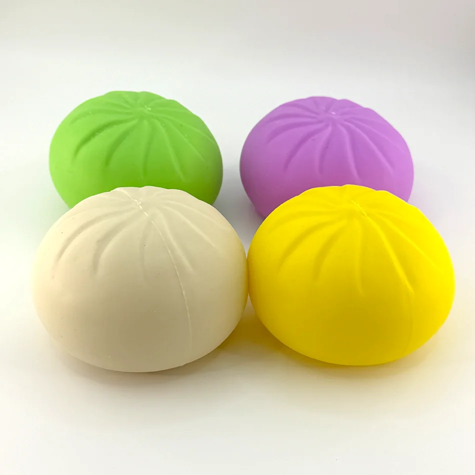 Squeeze Toys Dumpling Mystery Box: Kawaii Random Color Cute Expression Squishy Toy, Maltose Texture Slow Rising Stress Ball Gift
