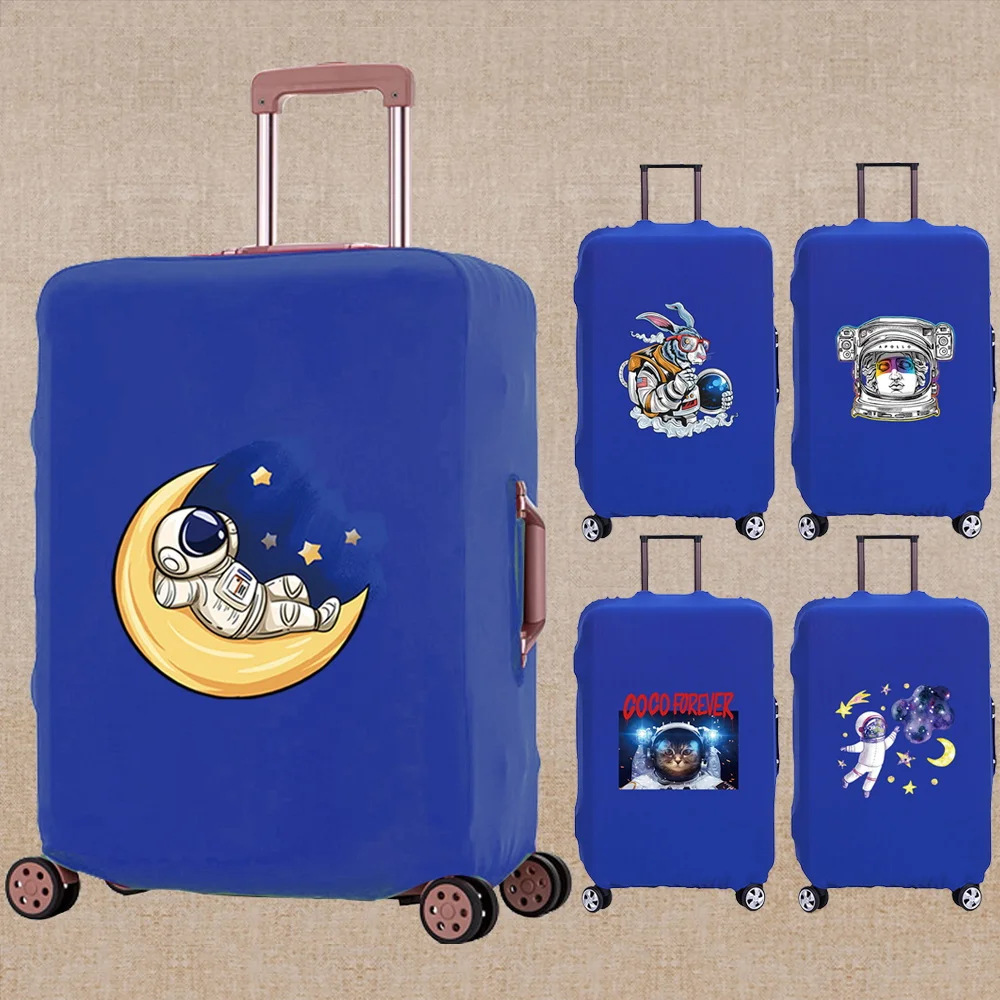 

Luggage Cover Scratch Resistant Trolley Protective Cases Astronaut Print Travel Accessory Covers Apply To 18-32 Inch Suitcase