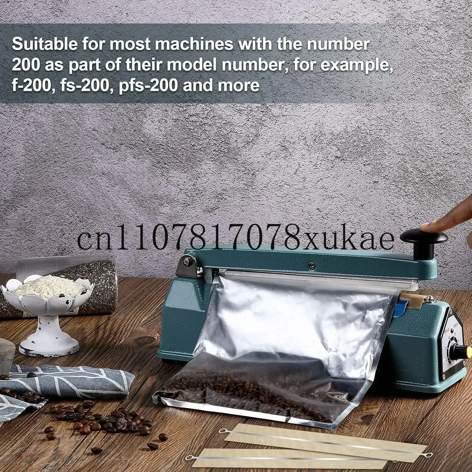 Impulse Sealer Replacement Parts 10pcs Heat Seal Strips Replacement Element Grip Impulse Sealer Heating Element 30/40/50cm