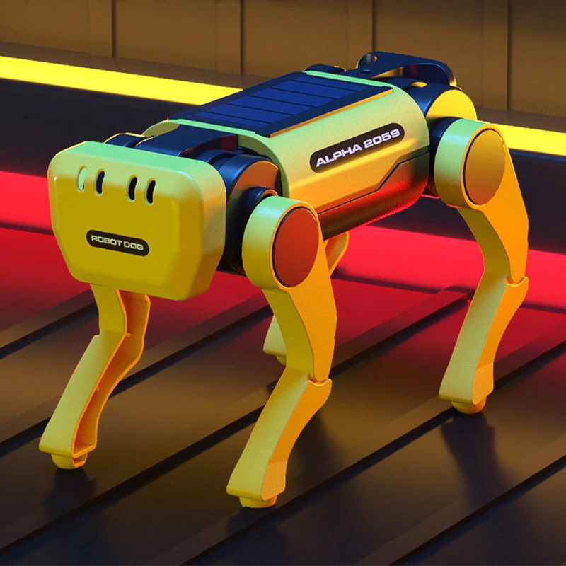 أطفال روبوت الكلب العلوم تجربة أطقم تعمل بالطاقة الشمسية جرو الأطفال DIY التعليمية الجذعية اللعب العلوم التنموية هدية