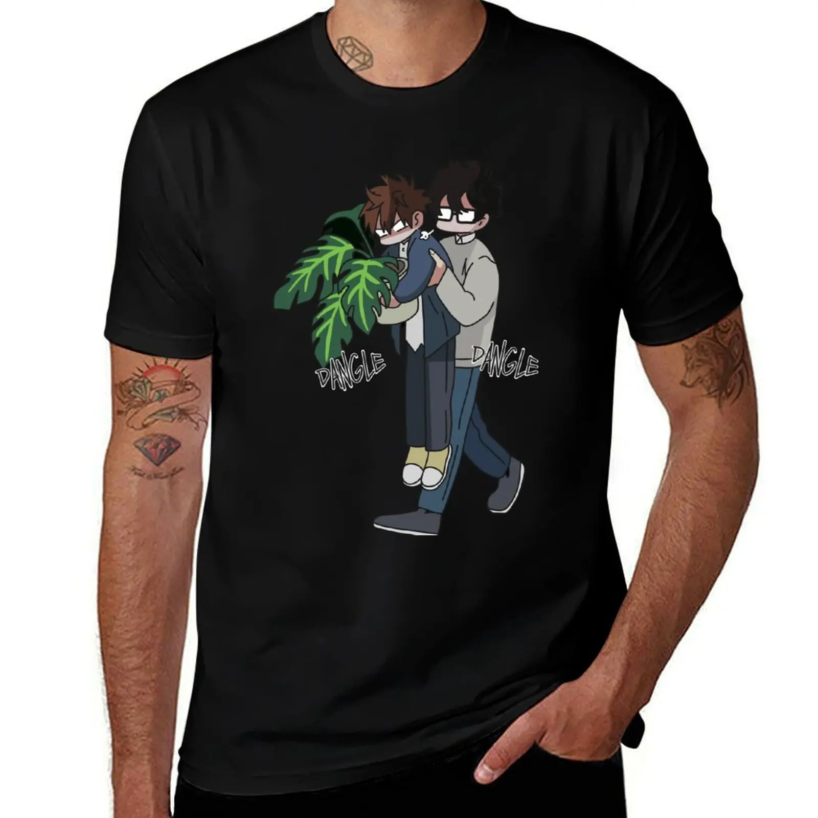 Sign (BLManhwa) (YAOI) Language – Suhwa – (??) by Ker. Yohan in the middle of carrying Gyoon carriying a plant T-Shirt