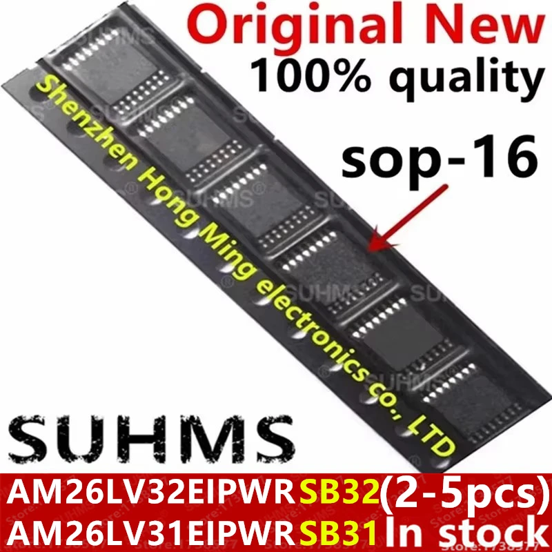 (2–5 Stück) 100 % neuer AM26LV32EIPWR AM26LV32 SB32 AM26LV31EIPWR AM26LV31 SB31 sop-16 Chipsatz