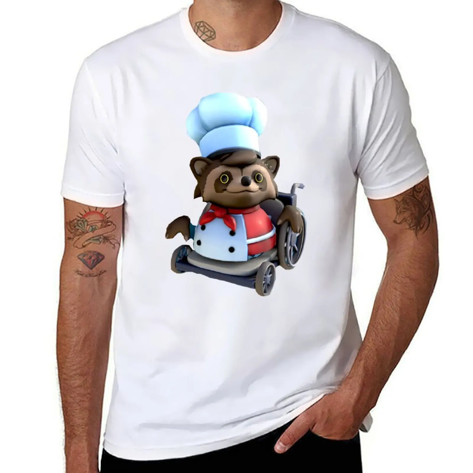 

Overcooked Raccoon T-Shirt man t shirt designer graphic t shirts for man T-Shirt