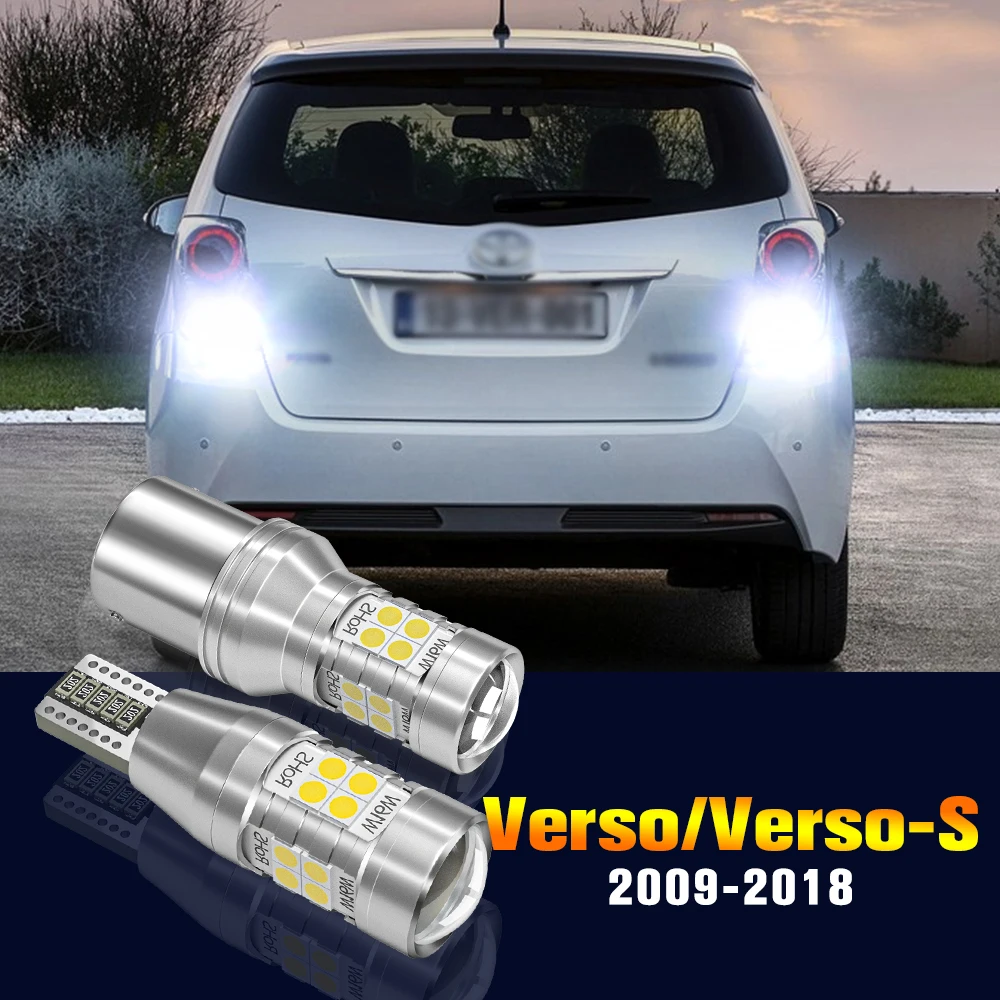 

2pcs LED Reverse Light Bulb Backup Lamp For Toyota Verso Verso-S 2009-2018 2010 2011 2012 2013 2014 2015 2016 2017 Accessories