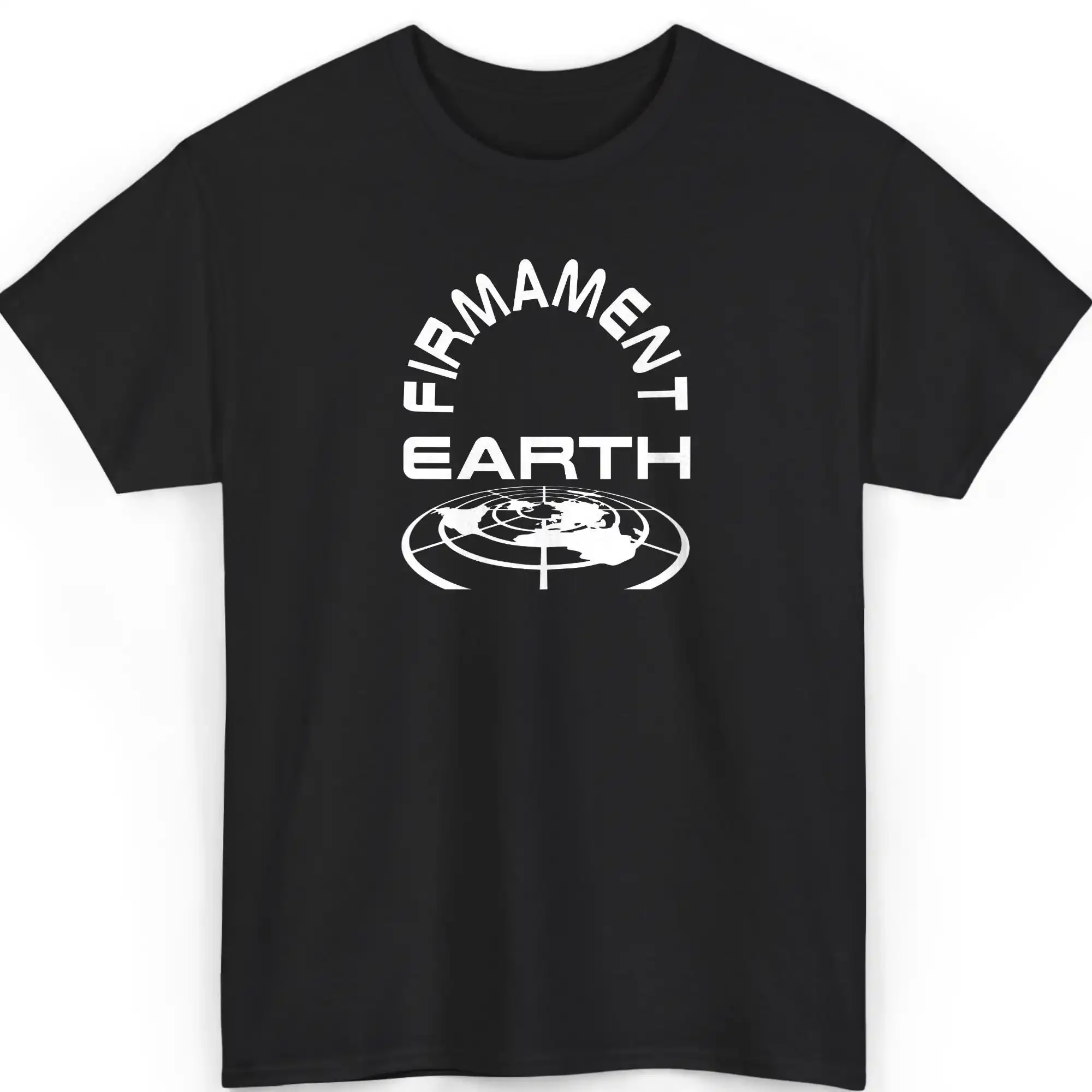 Firmament Earth T Shirt Flat Design Unique Lover Science and Theory Thought Provoking