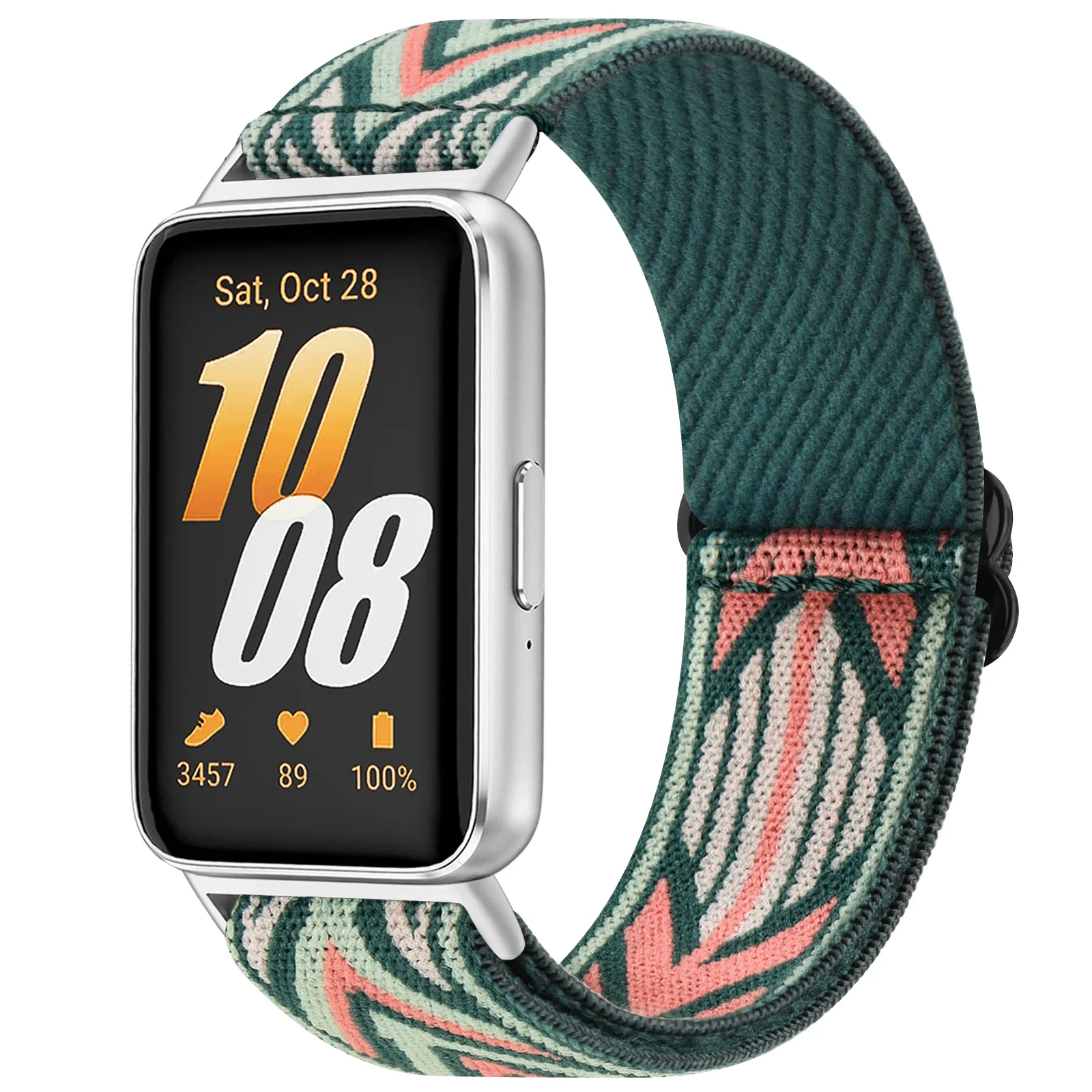 

Эластичный нейлоновый ремешок для Samsung Galaxy Fit 3, спортивный ремешок для умных часов для Samsung Galaxy Fit 3, регулируемый браслет-браслет