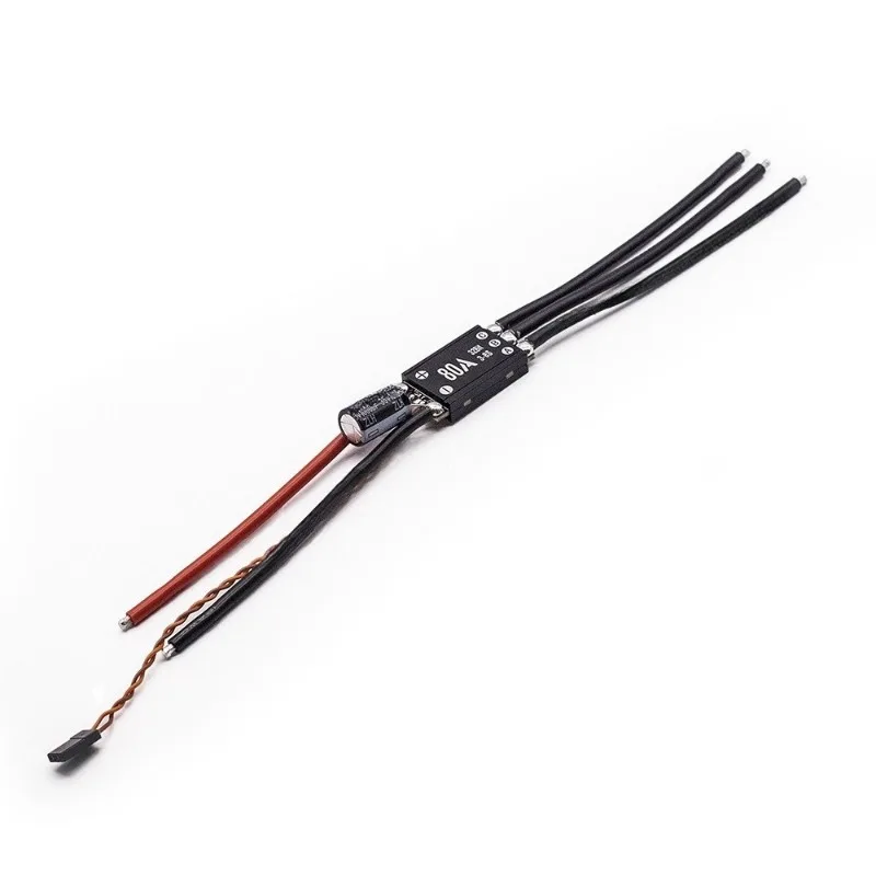 32V 80A brushless ESC, single and bi-directional controllable underwater thruster electronic governor