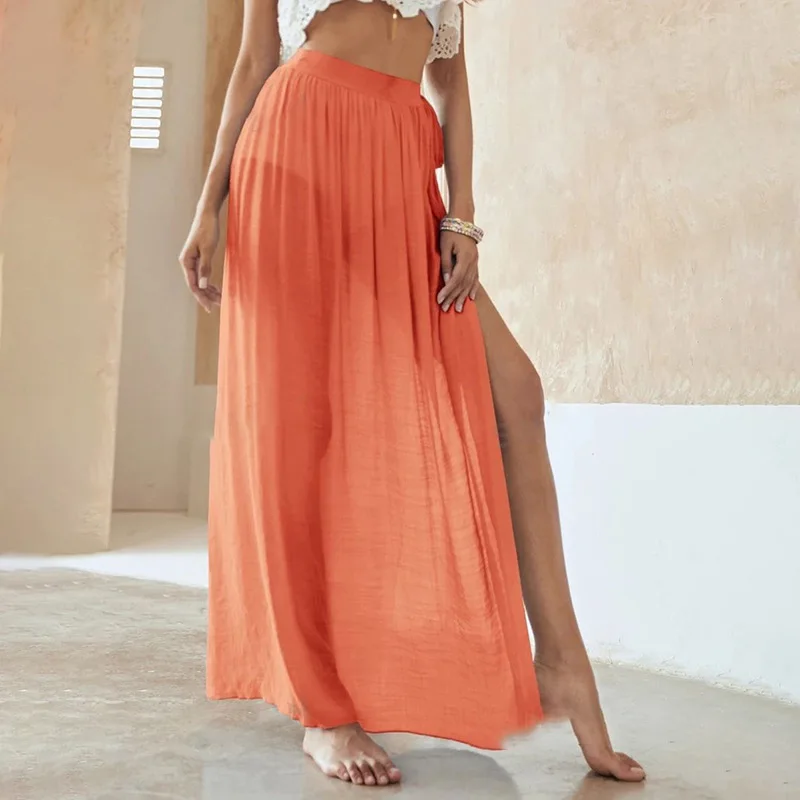 Instagram Damen Schürze Sommer Strand Wickelrock Bademode Bikini Cover Up