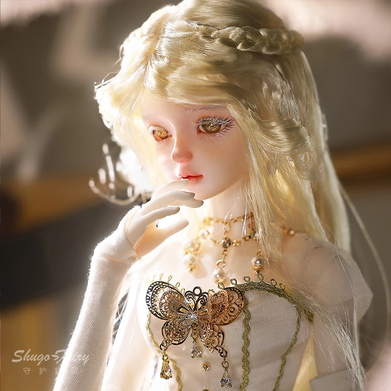 シュガフェアリーBJD 1/4ドール Qy サウザンドフェザー エンジェルエルフドール 美しいファッション関節可動式ヒューマノイドドール 誕生日プレゼント 女の子向けおもちゃ