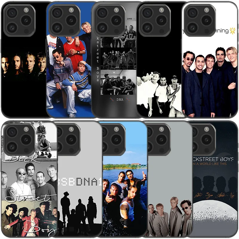 B-Backstreet Boys BSB Soft Clear Phone Case For Apple iPhone 12 13 Mini 11 14 15 16 Pro Max Cover XS MAX XR Soft