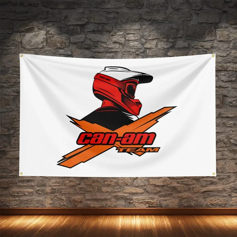 Can-Am Off-Road Flag Polyester Digital Printing Classic Cars Banner