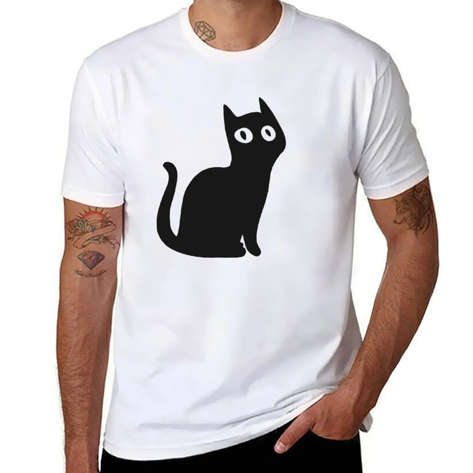 

for man for cotton t t man pack t cat Black funny shirts man shirts shirts funny T-Shirt graphic