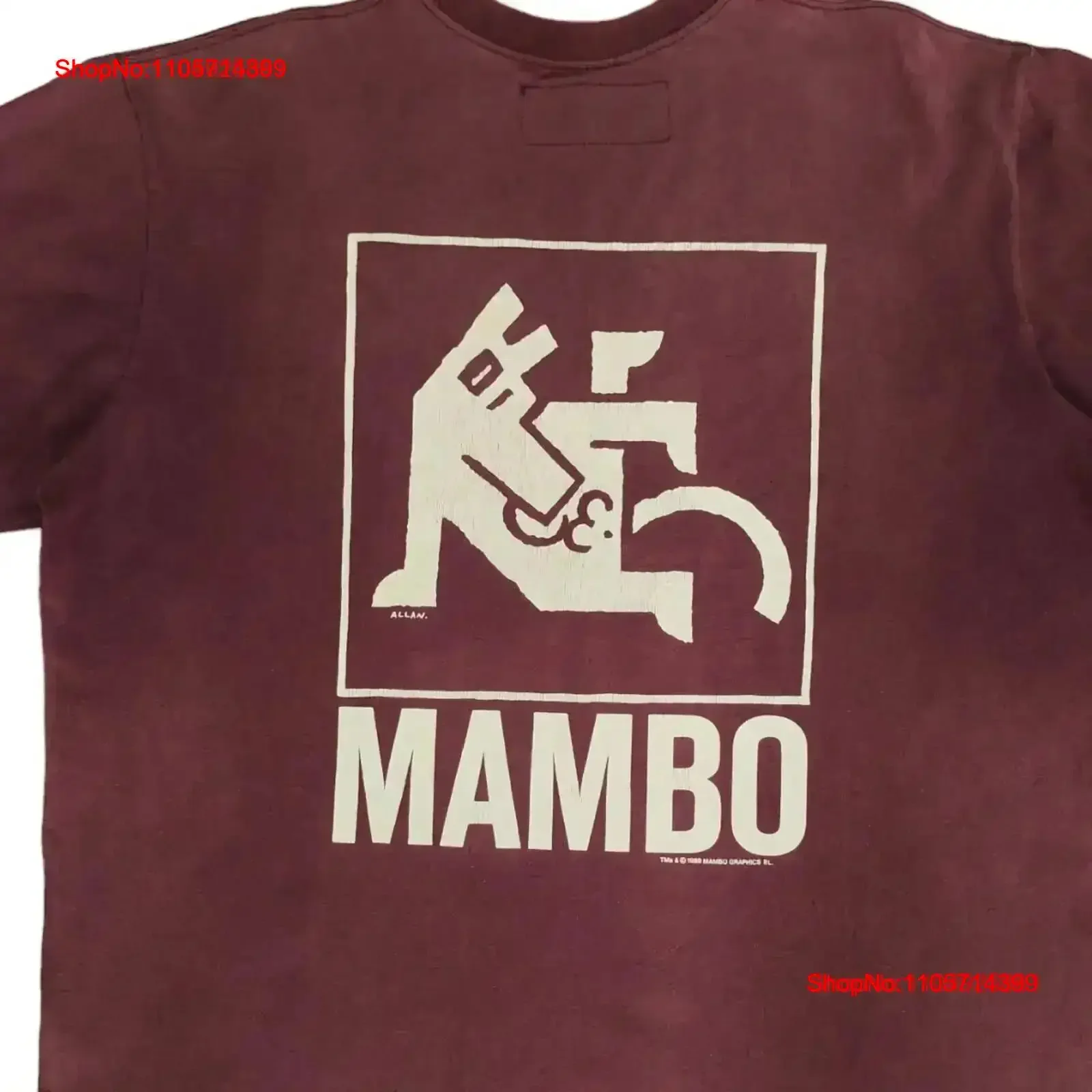 Vintage 80's Mambo Australia By Richard Allan 1989 T Shirt s RL Size L Washed Versatile Casual graphic fashion vintage Washed
