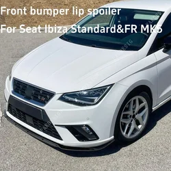 ABS Car Front Lip Bumper Spoiler Diffuser Splitter Canard For Seat Ibiza MK5 Standard / FR 2018-2024+ Body Kit Protection Tuning