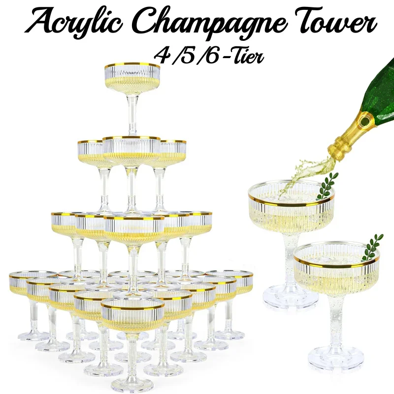 tour-a-champagne-en-acrylique-4-6-etages-flutes-a-champagne-en-plastique-verres-a-martini-coupes-a-champagne-pour-mariage-fete-d'anniversaire-7-oz-transparent