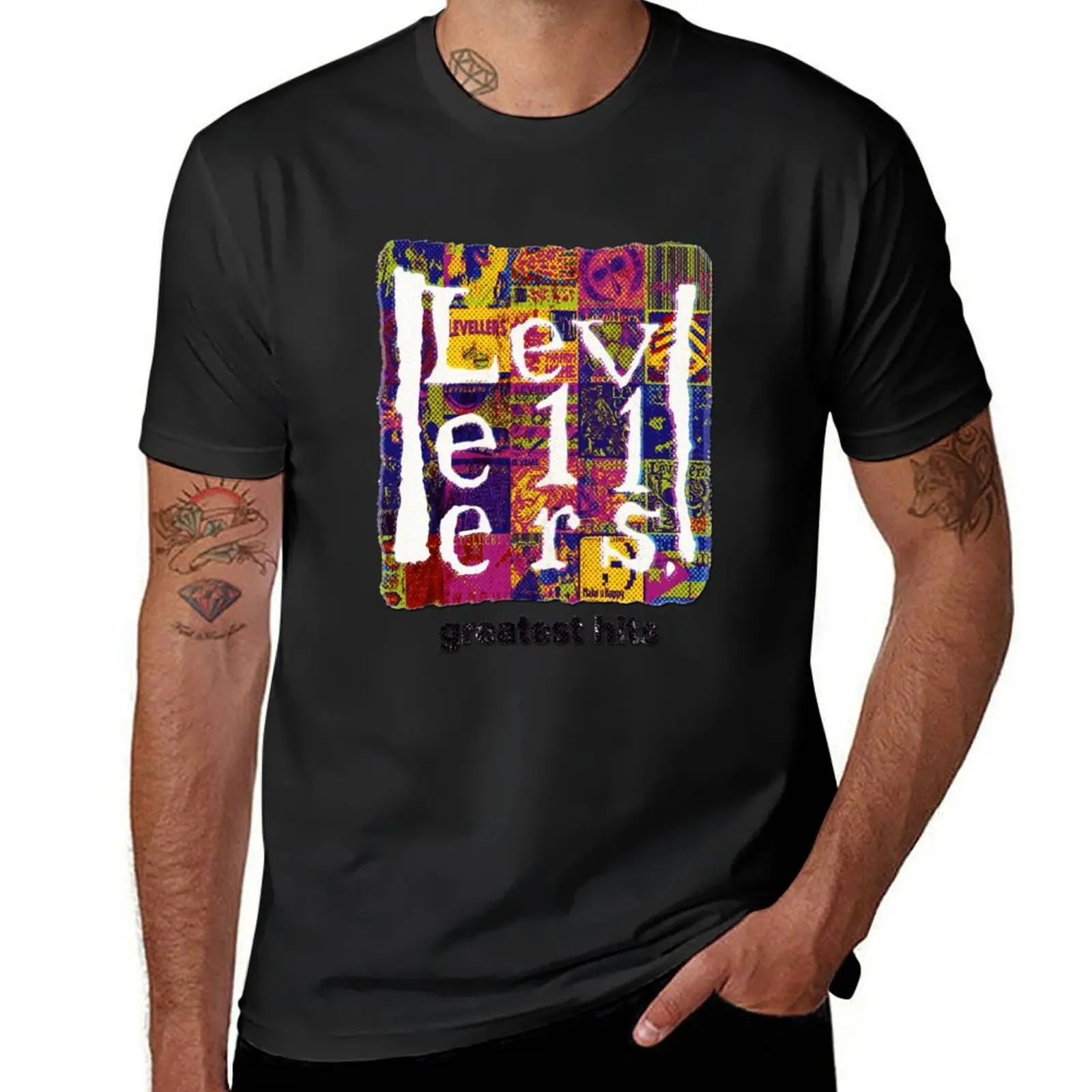 evelling the land levellers T-Shirt boys animal print plus size tops men workout shirt