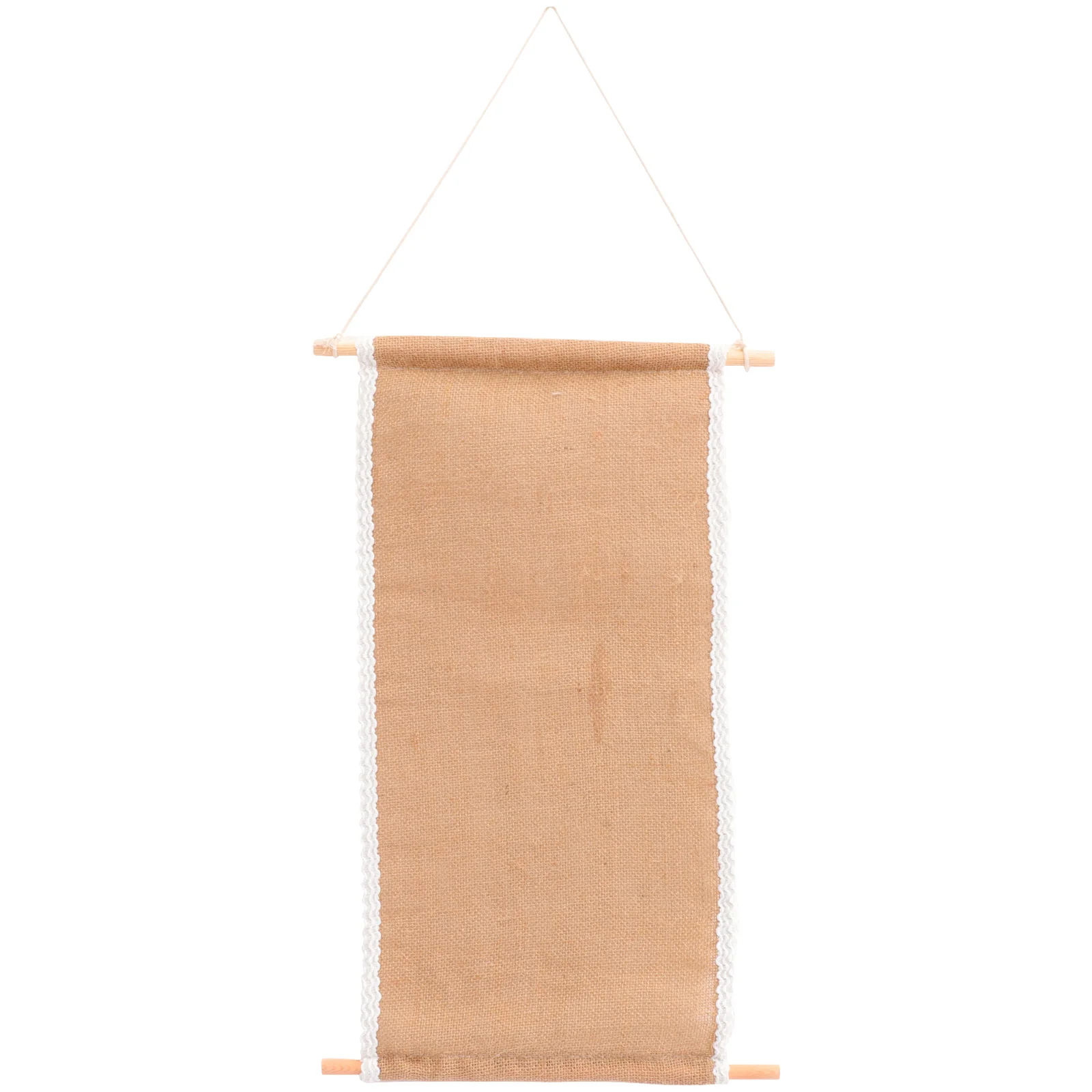 

Jewelry ganizer Hanging Wall Rack Necklace Earrings Storage Display Light Brown Travel Home Wooden Jute Iron Multi Purpose