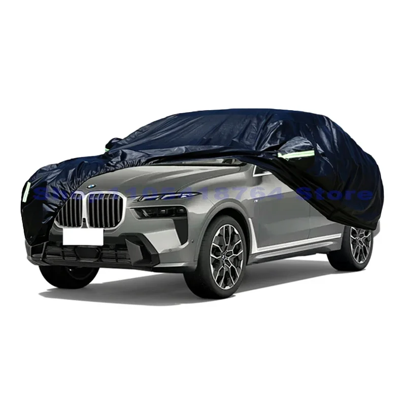 Car Cover Outdoor Protection Full Exterior Snow Cover Sunshade Dustproof Protection Cover For BMW X7